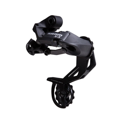 SRAM X3 Rear Derailleur - (7 - 8spd) Long Cage Black - RDP301 - Aerolux