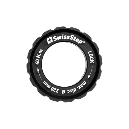 SwissStop Centre Lock Lockring Max 220mm Rotor - P100006280 - Aerolux