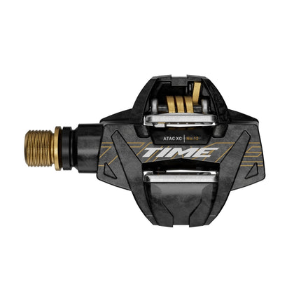 TIME Pedal XC 12, Carbon body and Titanium spindle including ATAC standard cleats, Carbon Gold C1 - TIMPD8053000 - Aerolux