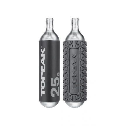 Topeak CO2 Cartridges With Sleeve - 25g - TCO25-3 - Aerolux