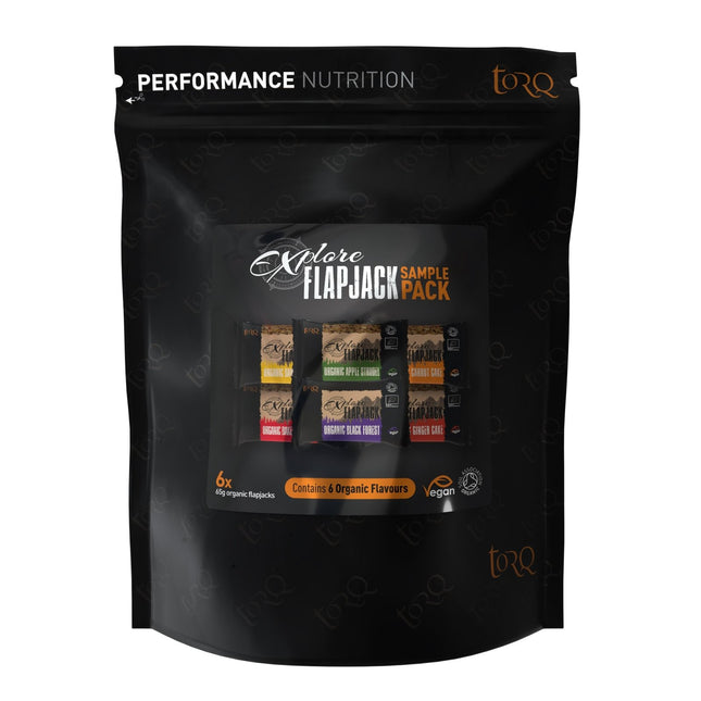 TORQ Explore Flapjack Sampler Pack (Pouch Of 6) - TQEFSAM6 - Aerolux