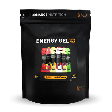 TORQ Gel Taster Pack - 6 Flavours - TQNGSAM6 - Aerolux