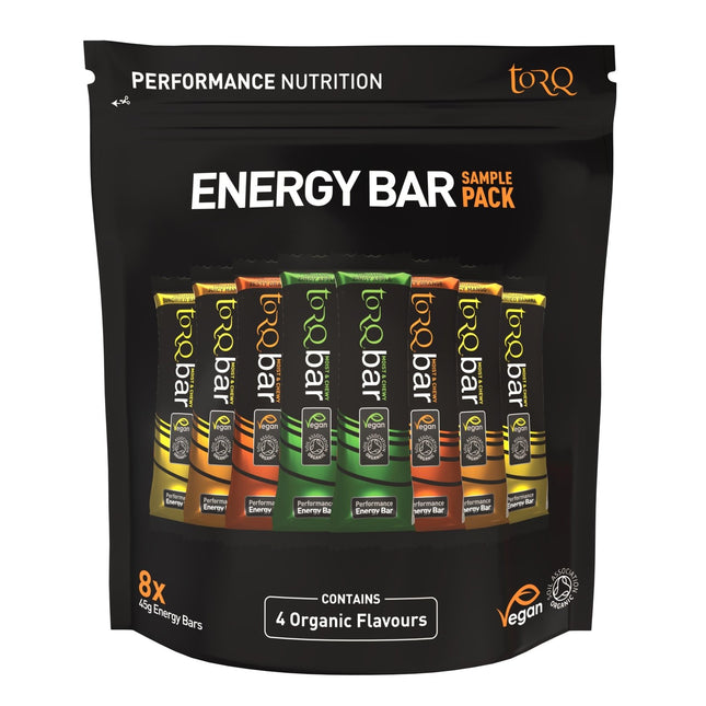 TORQ Organic Bar Sample Pack (Pouch Of 8) - TQBARSAMPLE8 - Aerolux