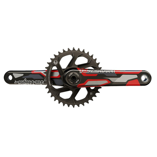 TRUVATIV Crank Descendant CoLab Troy Lee Designs Eagle Boost148 DUB 12s With Direct Mount 32t X - SYNC 2 Chainring - CW8577000 - Aerolux