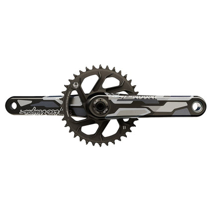 TRUVATIV Crank Descendant CoLab Troy Lee Designs Eagle Downhill DUB73 12s With Direct Mount 32t X - SYNC 2 Chainring - CW8579000 - Aerolux