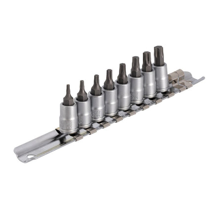 UNIOR Screwdriver Socket Set With Tx Profile 1/4" On Rail 2024 - UN629696 - Aerolux