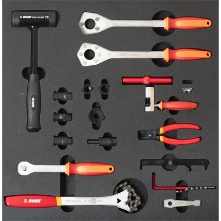UNIOR Set Of Tools In Tray 5 For 2600A And 2600C - Drivetrain Tools 2024 - UN629837 - Aerolux