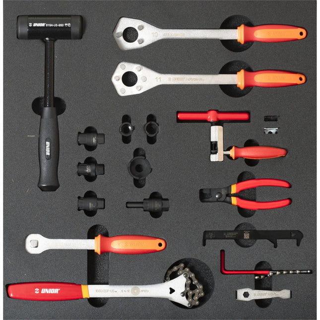 UNIOR Set Of Tools In Tray 5 For 2600A And 2600C - Drivetrain Tools 2024 - UN629837 - Aerolux