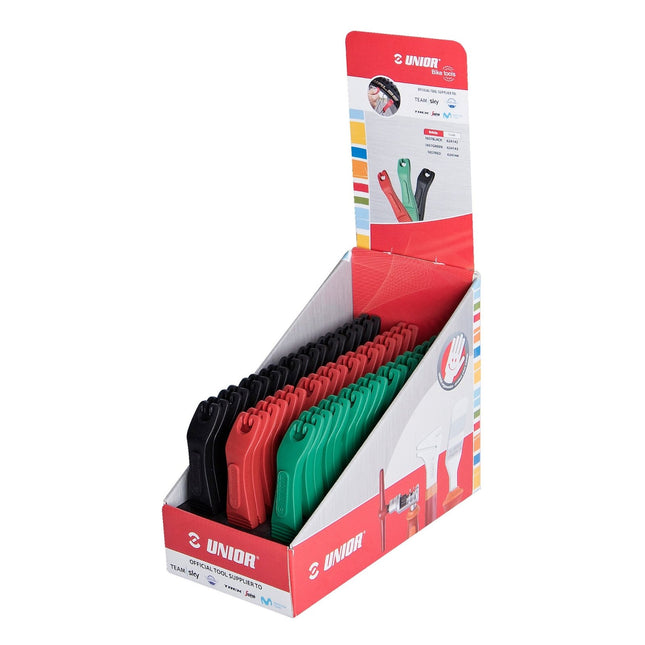 UNIOR Set Of Tyre Levers In A Box, 27 Pairs - UN626988 - Aerolux