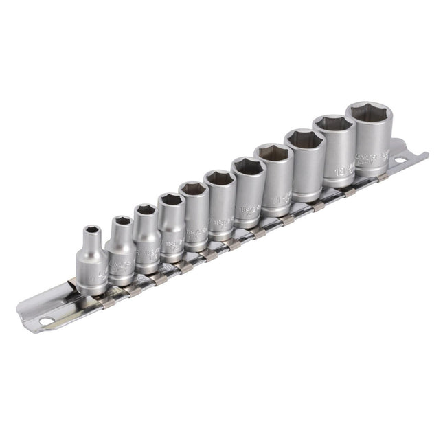 UNIOR Socket Set 1/4" On Rail 2024 - UN629699 - Aerolux