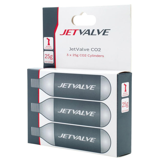 Wedtite Jetvalve 25G Co2 Cylinders x3 2021 - JV7012 - Aerolux