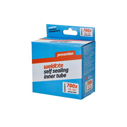 Weldtite 700 x 18C - 25C Self Sealing Innertube (Presta) - TL04016 - Aerolux
