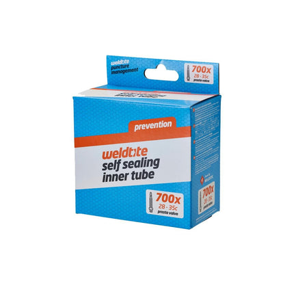 Weldtite 700 x 28C - 35C Self Sealing Inner Tube (Presta) - TL04017 - Aerolux