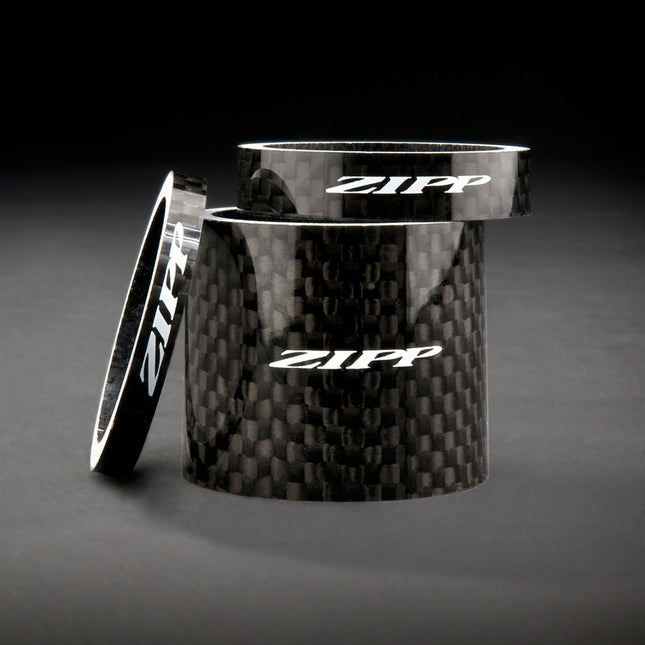 ZIPP Headset Spacer Set UD Carbon (4mm x 2 8mm x 1 12mm x 1, 30mm x 1) - ZPHEAD124010 - Aerolux