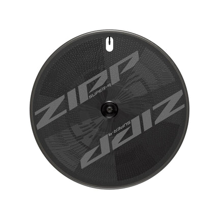 Zipp Super - 9 Carbon Disc Wheel Tubeless Track 700C Rear Wheel 120mm Bolted (Ta12x120mm Included) Standard Graphic B1 - ZPWH8729004 - Aerolux