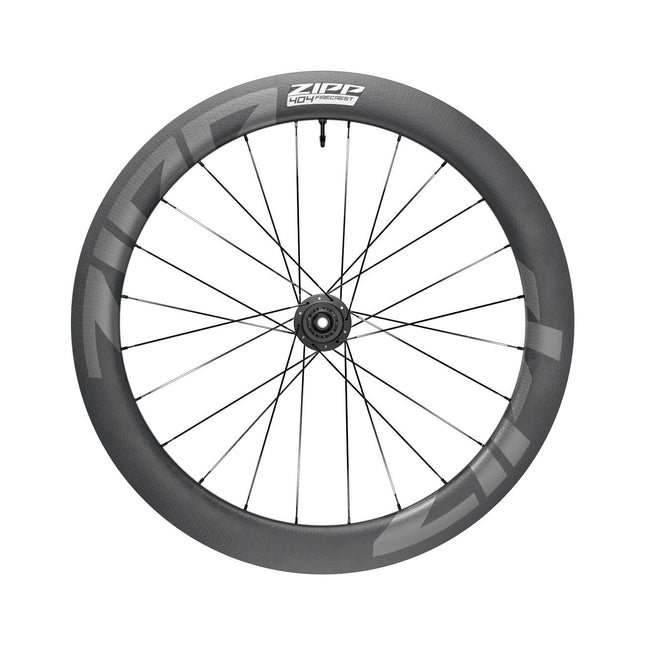 Zipp Wheel - 404 Firecrest Carbon Tubeless Disc Brake Center Locking 700c Rear 24Spokes SR 10/11sp 12x142mm Standard Graphic B1 - ZPWH8621000 - Aerolux