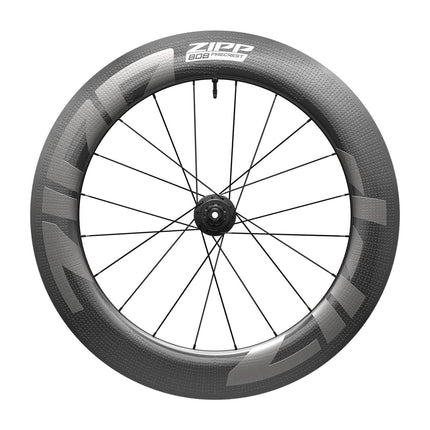 Zipp Wheel - 808 Firecrest Carbon Tubeless Disc Brake Center Locking 700c Rear 20Spokes SRAM 10/11sp 12x142mm Standard Graphic B1 - ZPWH8694000 - Aerolux
