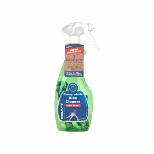 Bike Cleaner 750ml Spray with 3x Sachet