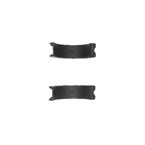Pro Bar 35mm Rubber Inserts (Pair)