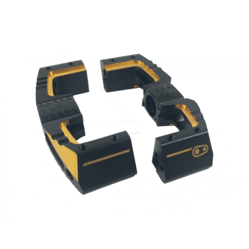 Part Pedal Body Mallet Dh 11 Right Complete Black/gold