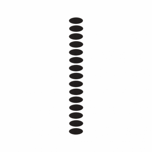 15 X Velcro Ellipical Stickers. Universal Fit