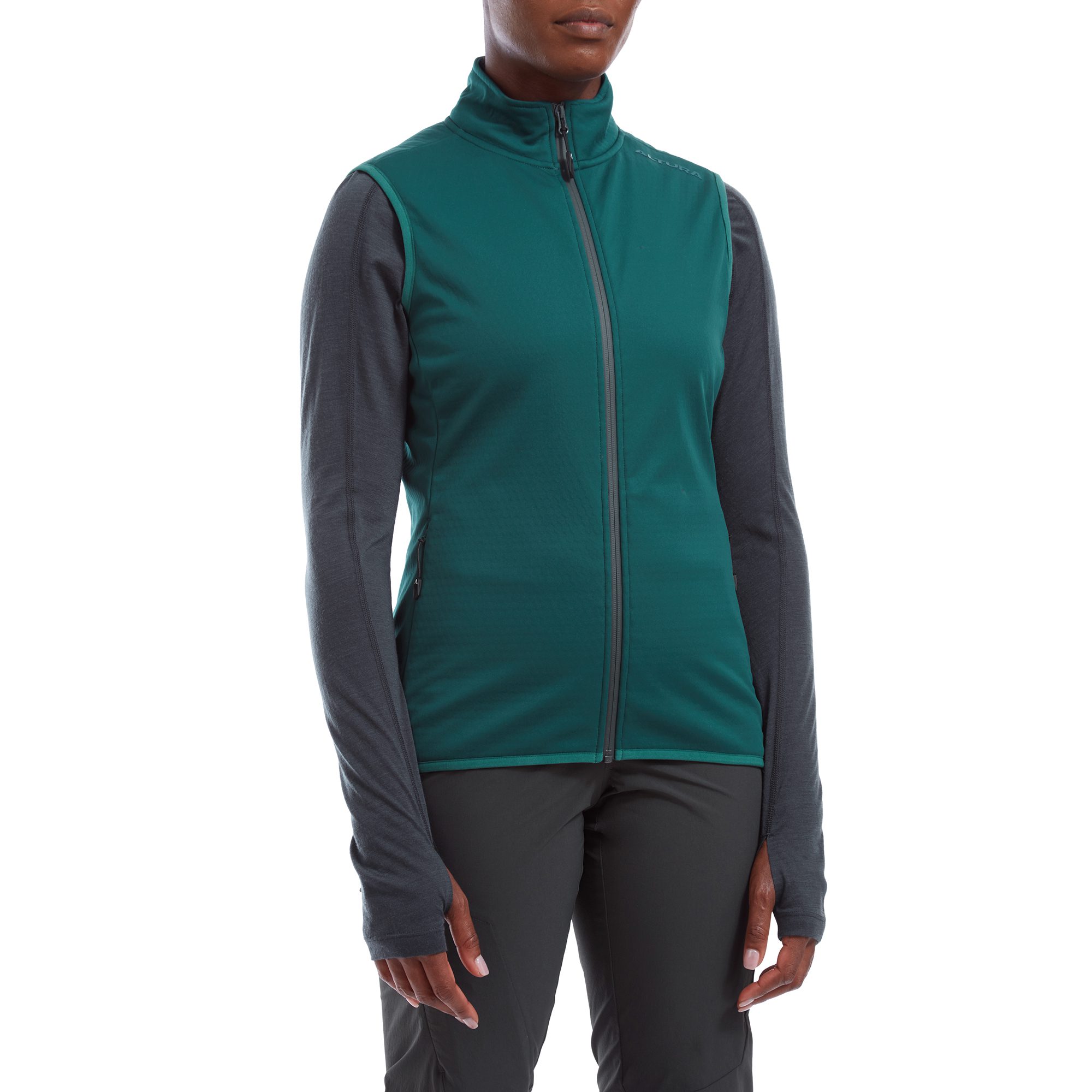 Altura Escalade Women's Cycling Gilet 2021: DARK GREEN 12