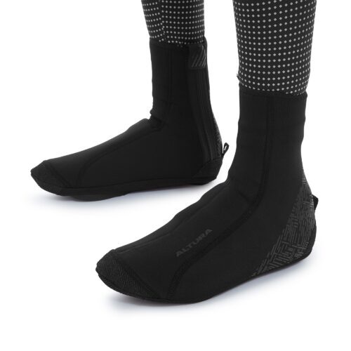 Altura Thermostretch Unisex Windproof Cycling Overshoes 2021: BLACK M