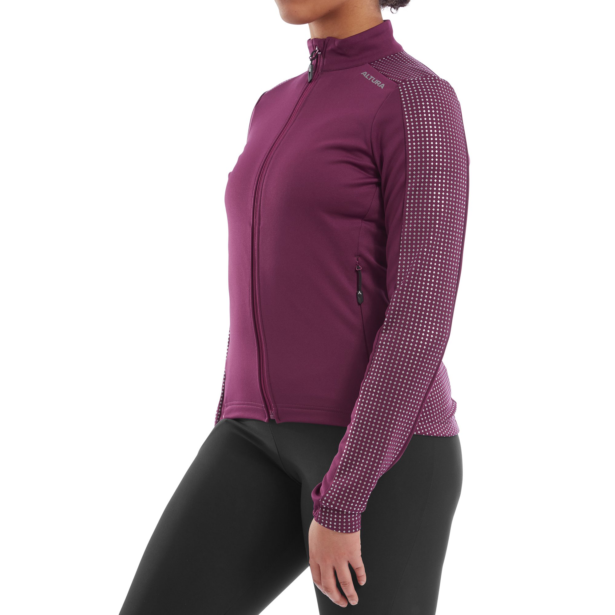 Altura Nightvision Women's Long Sleeve Jersey 2022: DARK PINK 18