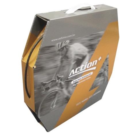 Ashima Action Plus Gear Outer Cable Road 50m: BLACK