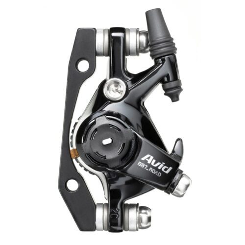 Avid BB7 - Road - S - Black Ano - 160mm HS1 Rotor (Front or Rear-Includes IS Brackets Stainless CPS & Rotor Bolts): BLACK 160MM