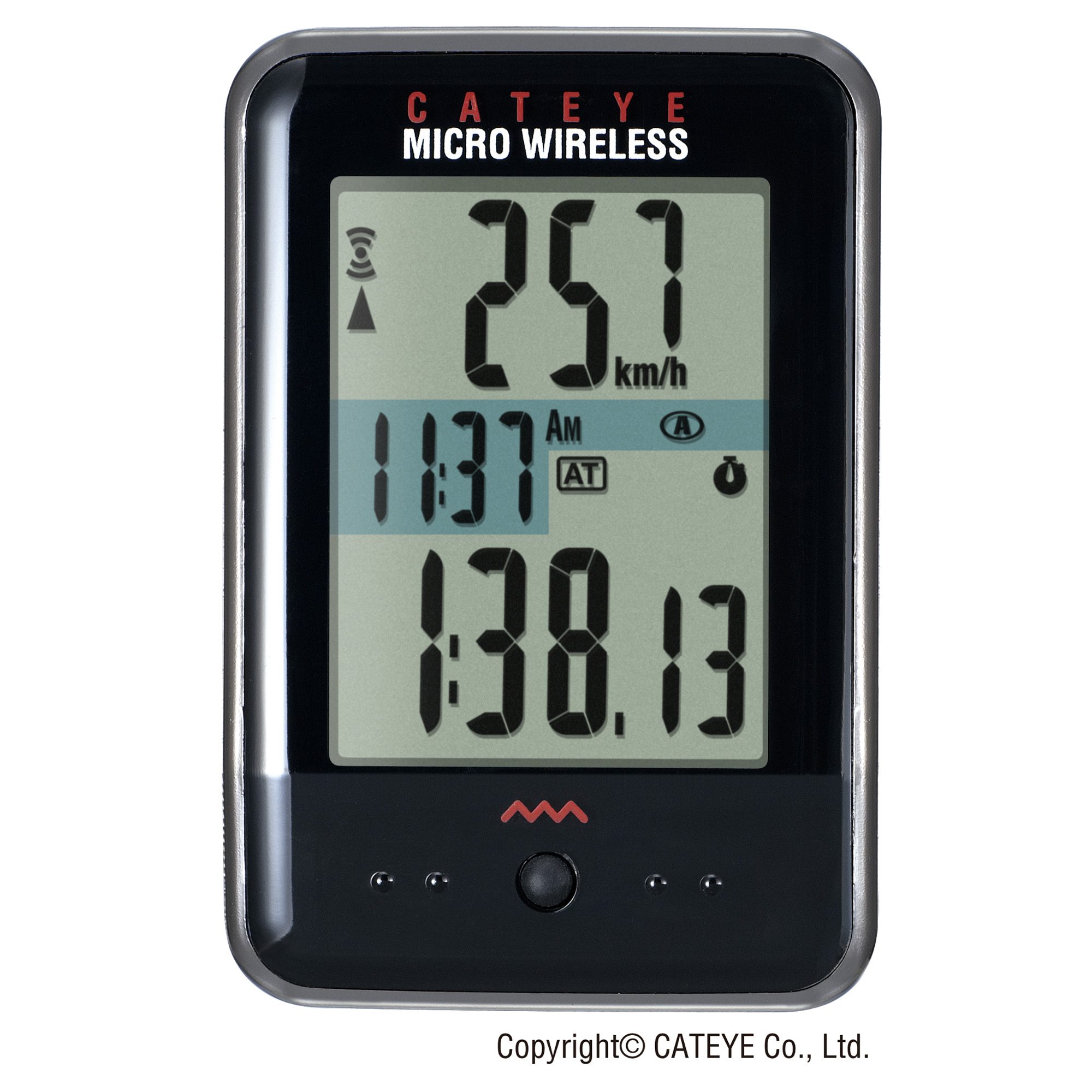 CatEye Micro Wireless Cycle Computer: BLACK