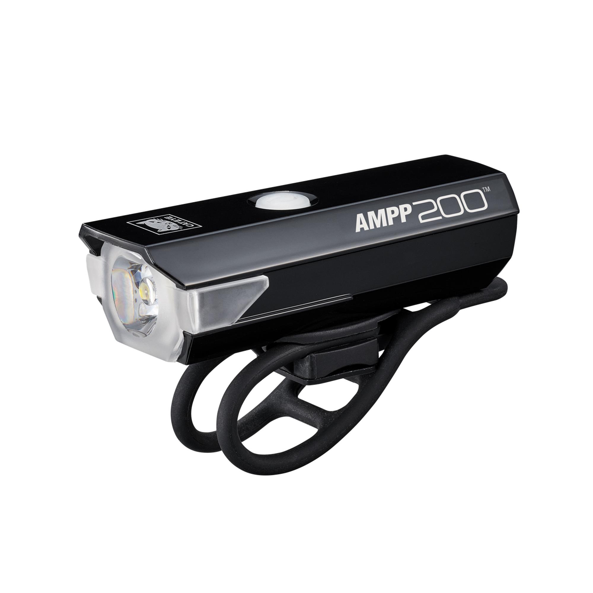 CatEye AMPP 200 Front Bike Light 2026: BLACK USB-C