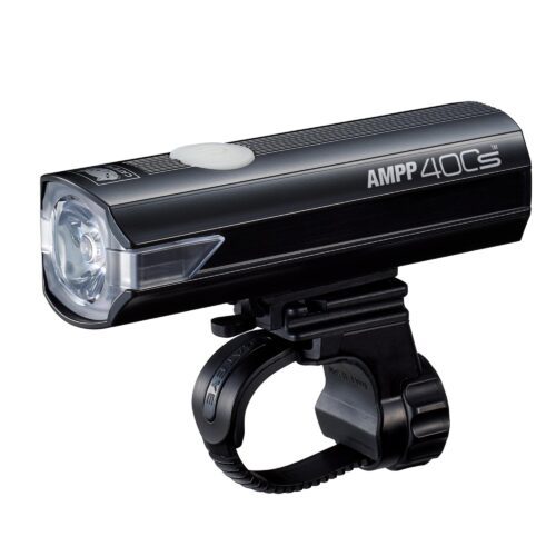 Cateye AMPP 400S Front Bike Light: BLACK