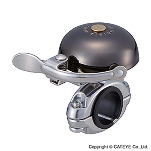 CatEye OH-2300B Hibiki Brass Bell: BLACK