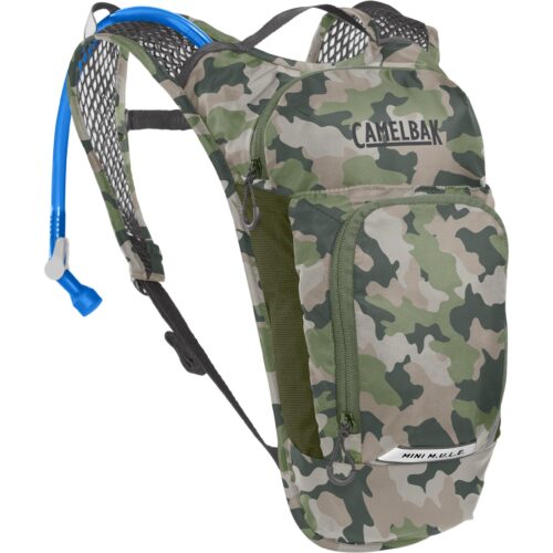 CamelBak Kids' Mini M.U.L.E. Hydration Pack 3L with 1.5L Reservoir: CAMO 3L