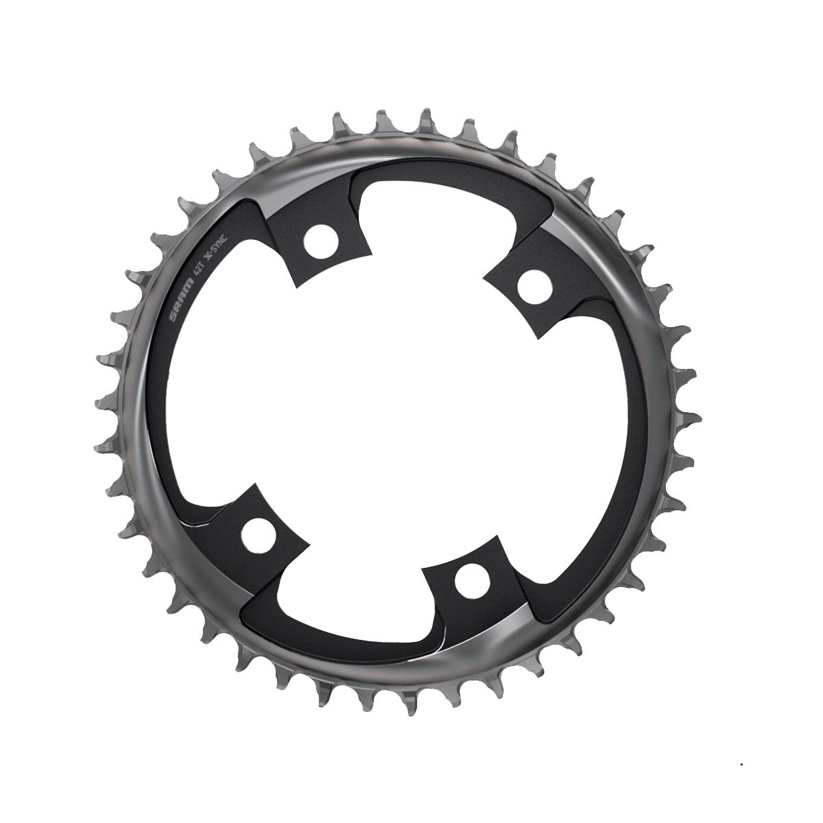 SRAM Chain Ring Road 107BCD X-Sync: POLAR GREY 44T