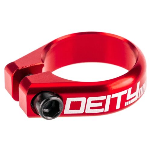 DEITY CIRCUIT Seatpost Clamp: RED 31.8MM