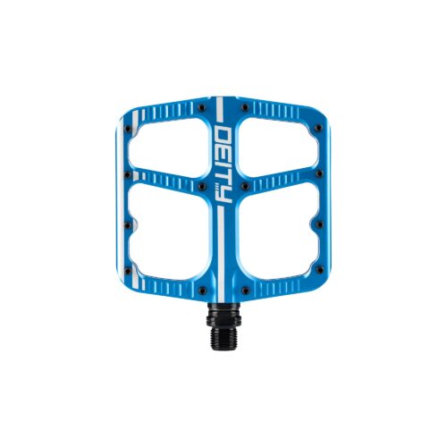 DEITY Flat Trak Pedals: BLUE
