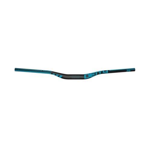 DEITY SPEEDWAY Carbon Handlebar 35mm Bore, 30mm Rise: TURQUOISE 810MM