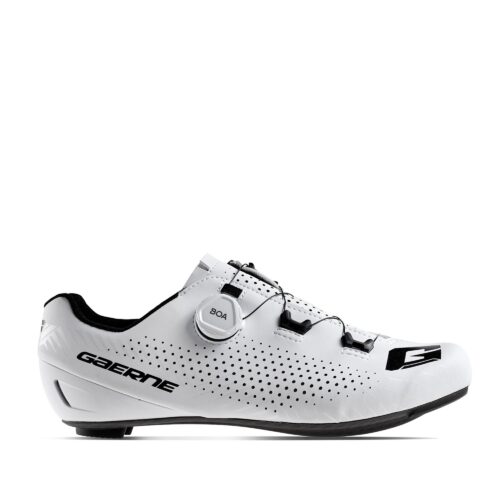 Gaerne Carbon G Tuono Road Cycling Shoes 2025: MATT WHITE 46