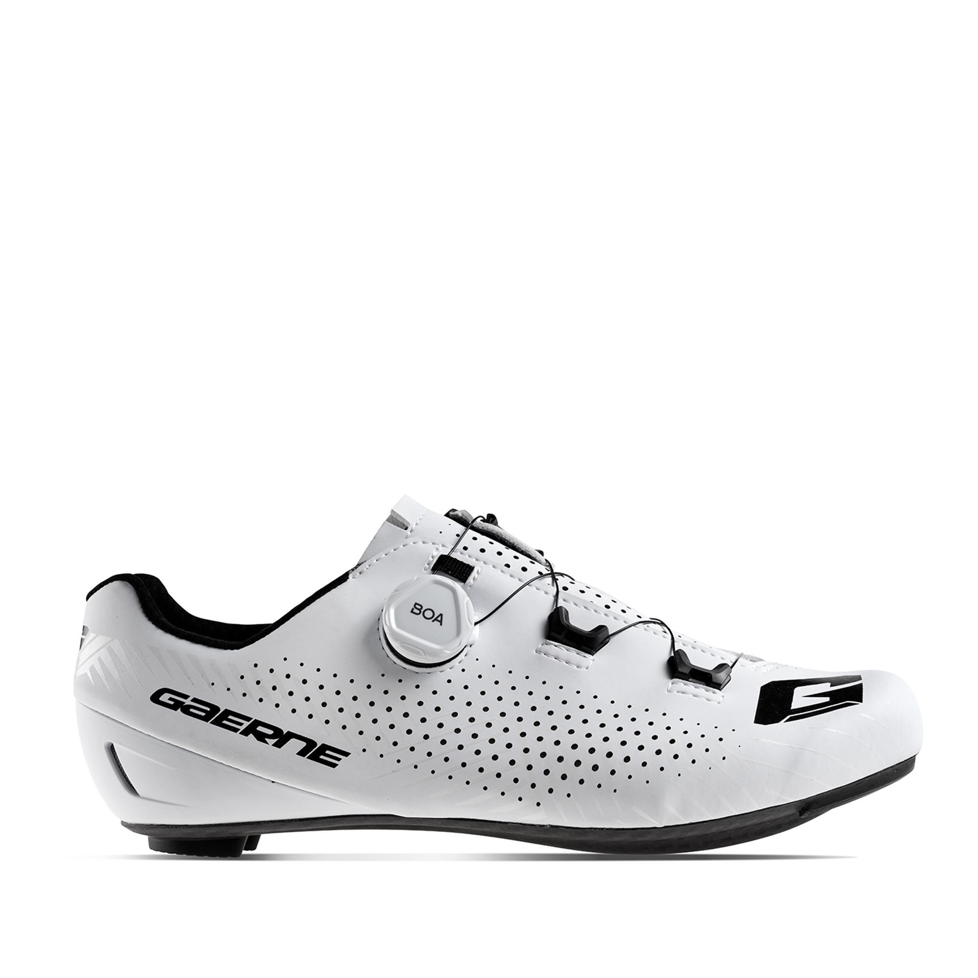 Gaerne Carbon G Tuono Road Cycling Shoes 2025: MATT WHITE 41