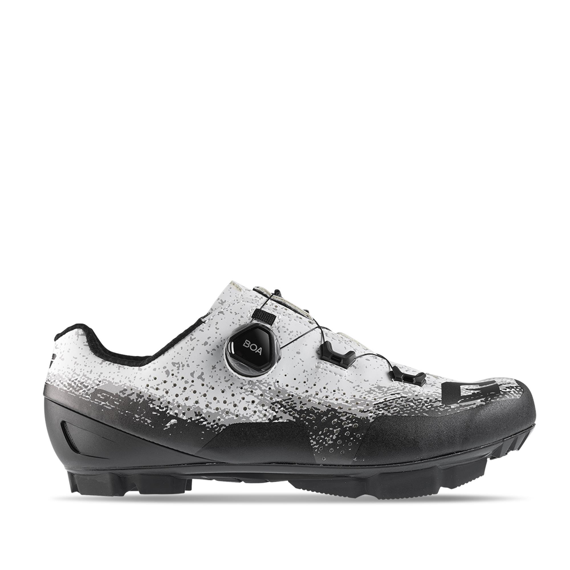 Gaerne Lampo MTB Shoes 2025: WHITE/BLACK 46