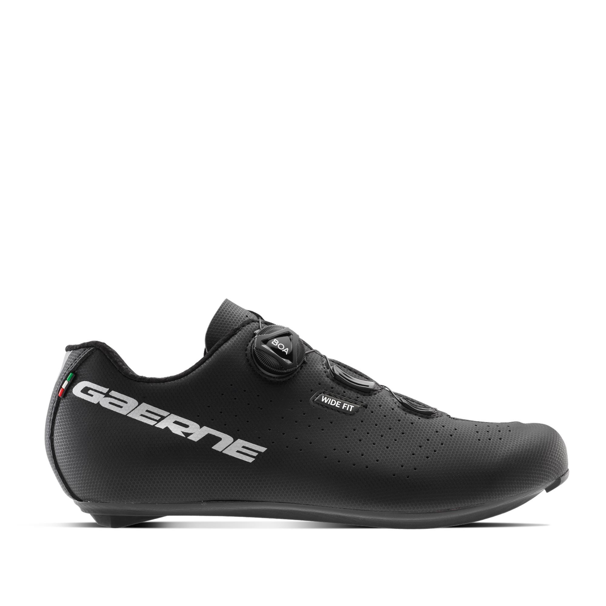 Gaerne Sprint Wide Road Cycling Shoes 2025: MATT BLACK 41