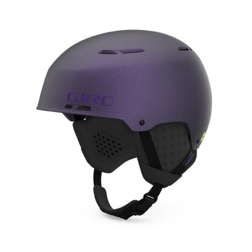 Emerge MIPS Snow Helmet 2024: MATTE BLACK/PURPLE PEARL S 52-55.5CM