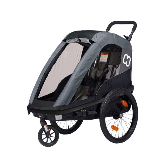 Hamax Avenida One Child Bike Trailer 2022: BLUE SINGLE