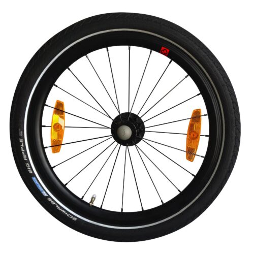 Hamax Avenida Quick Release Wheel (1 Piece) Right 2023: BLACK 20"