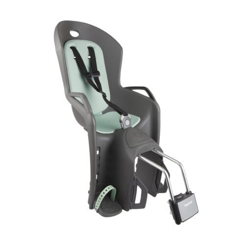Hamax Amiga Child Bike Seat 2022: DARK GREY/GREEN