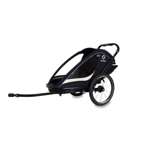 Hamax Breeze Child Bike Trailer 2022: NAVY/CREAM SINGLE