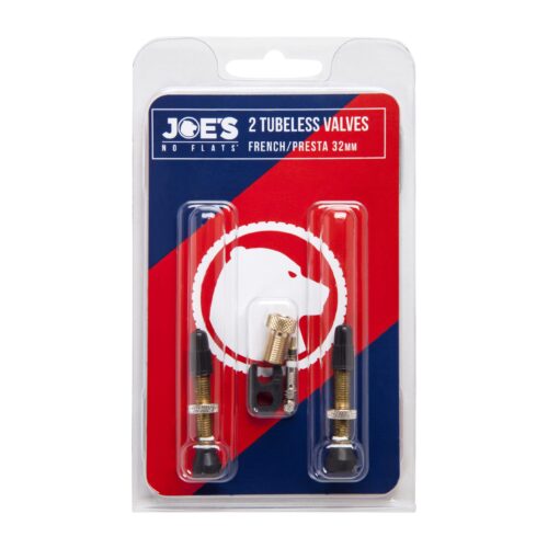 Joe's No Flats Tubeless Presta Valves (Pair):  32MM