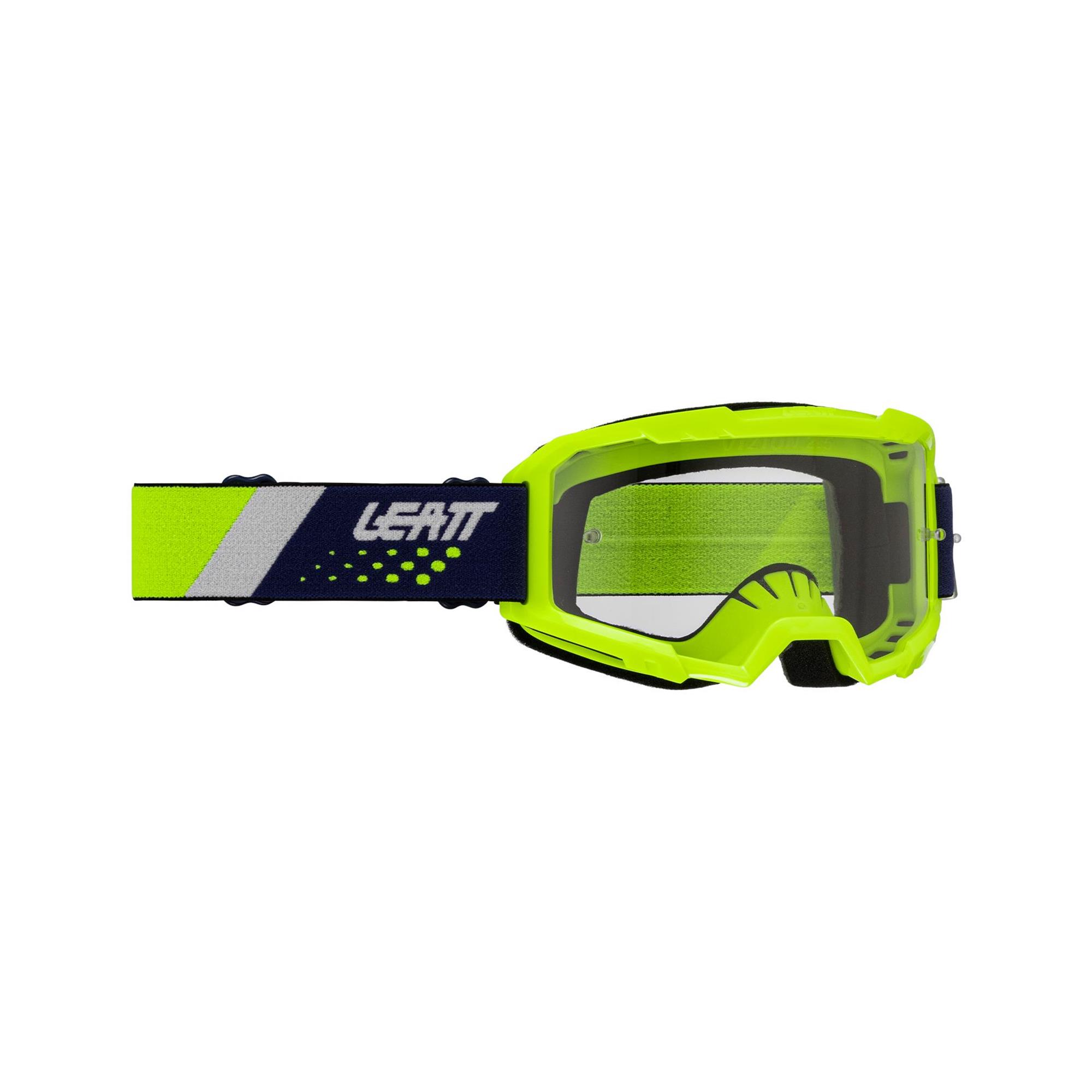 Leatt Vizion 2.5 Goggles 2025: LIME CLEAR UNISIZE